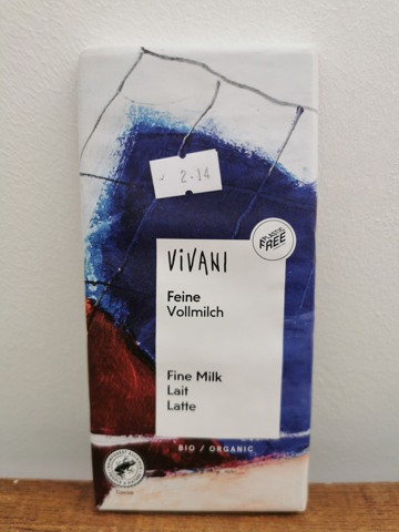 Chocolat au lait Vivani
