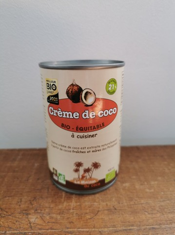 Crême de coco bio 