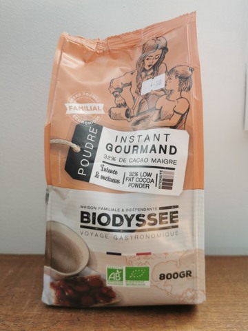 Poudre de cacao maigre pour le petit déjeuner